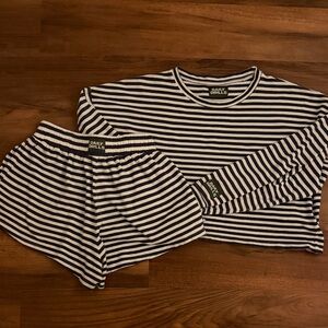 Daily Drills Set - Navy & White Stripes